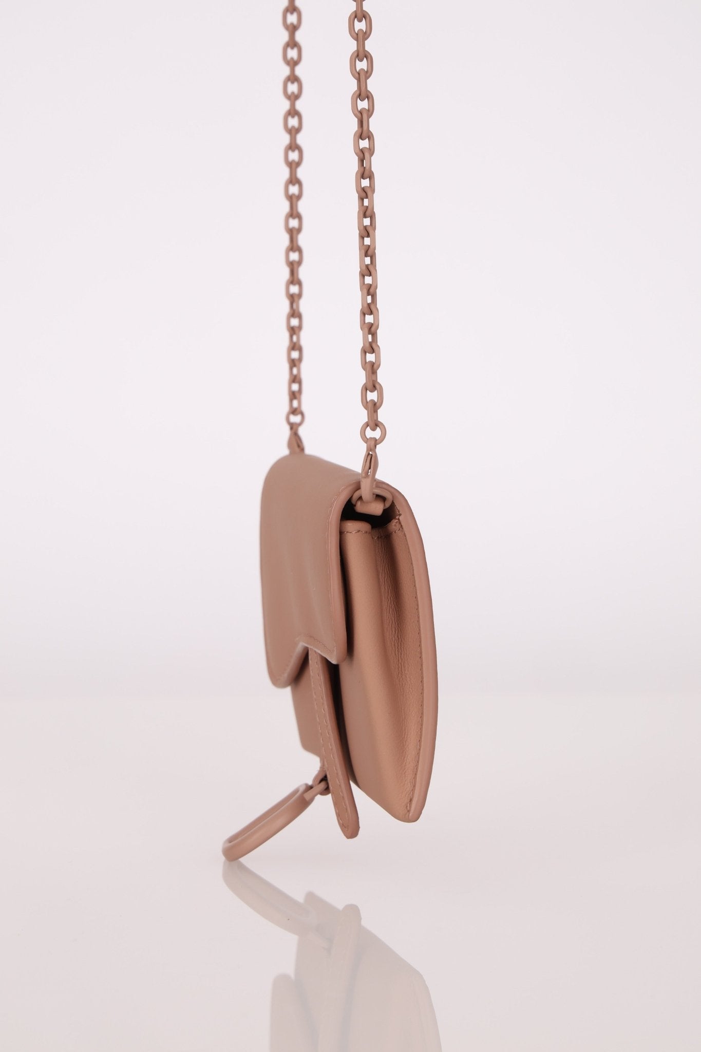 Dior Matte Calfskin Saddle Cardholder Crossbody - FashioNica