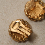 Dior Mini Boucles d’Oreilles Rondes Logo Clip - On Earrings - FashioNica
