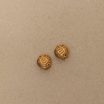 Dior Mini Boucles d’Oreilles Rondes Logo Clip - On Earrings - FashioNica