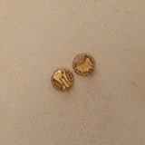 Dior Mini Boucles d’Oreilles Rondes Logo Clip - On Earrings - FashioNica