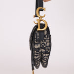 Dior Mini Oblique Saddle with Guitar Strap - FashioNica