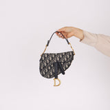 Dior Mini Oblique Saddle with Guitar Strap - FashioNica