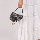 Dior Mini Oblique Saddle with Guitar Strap - FashioNica