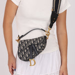 Dior Mini Oblique Saddle with Guitar Strap - FashioNica