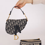 Dior Mini Oblique Saddle with Guitar Strap - FashioNica