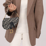 Dior Oblique Mini Saddle w/ Embellished Strap - FashioNica