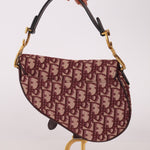 Dior Red Oblique Mini Saddle Bag - FashioNica