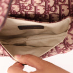 Dior Red Oblique Mini Saddle Bag - FashioNica