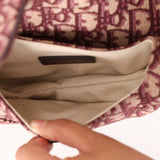 Dior Red Oblique Mini Saddle Bag - FashioNica