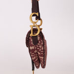 Dior Red Oblique Mini Saddle Bag - FashioNica