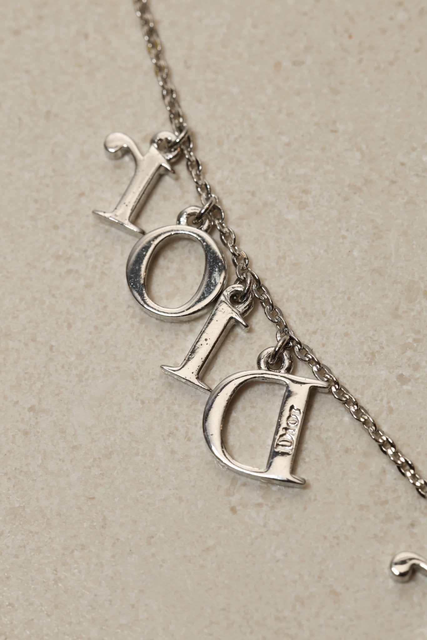 Dior Triple Logo Letters Necklace - FashioNica