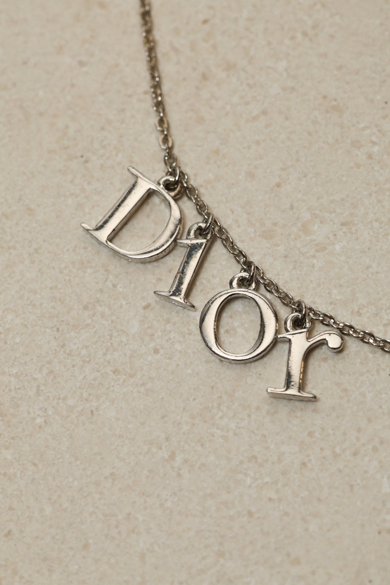 Dior Triple Logo Letters Necklace - FashioNica