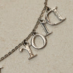 Dior Triple Logo Letters Necklace - FashioNica