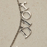 Dior Triple Logo Letters Necklace - FashioNica