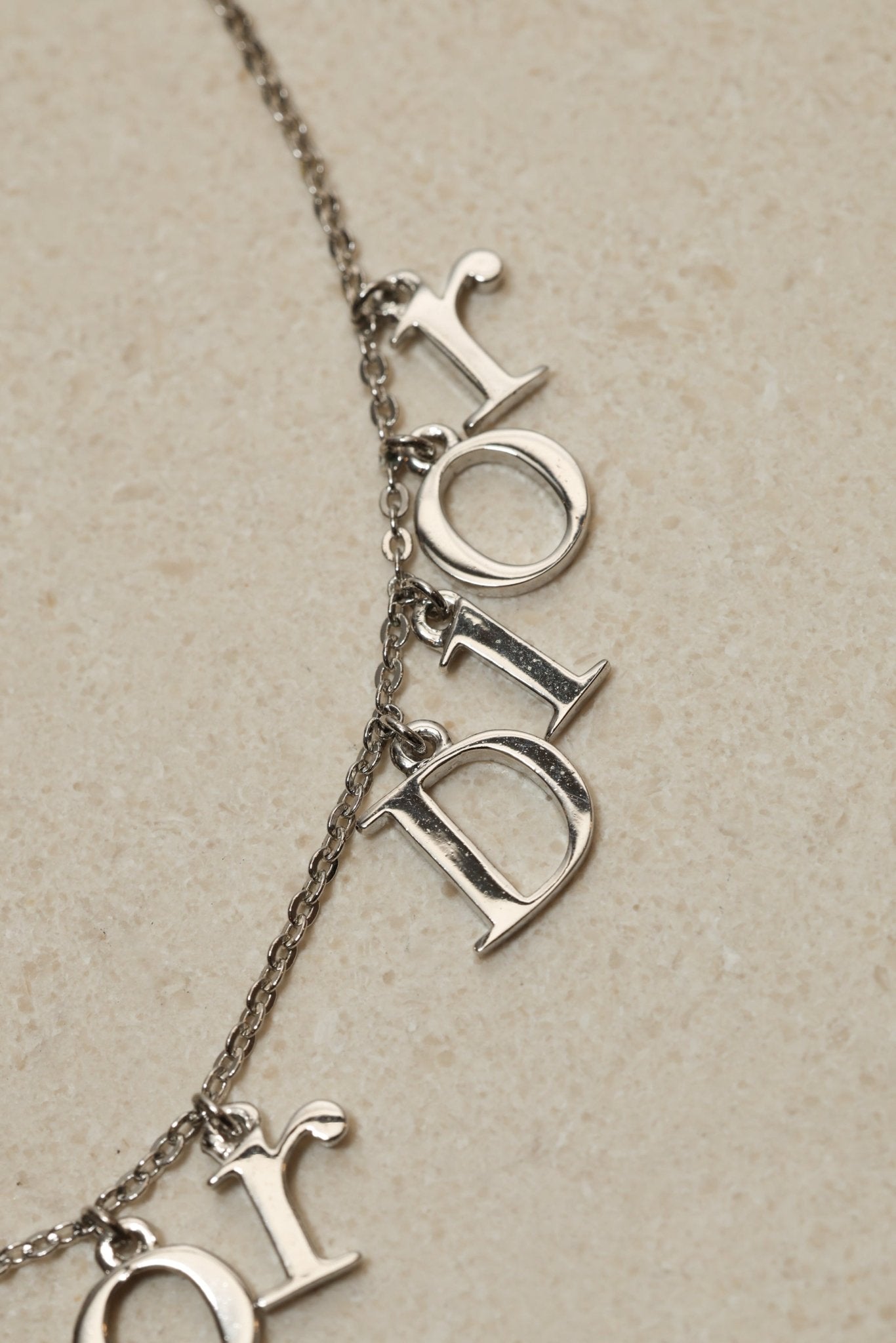 Dior Triple Logo Letters Necklace - FashioNica