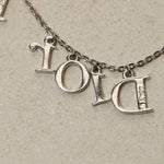 Dior Triple Logo Letters Necklace - FashioNica