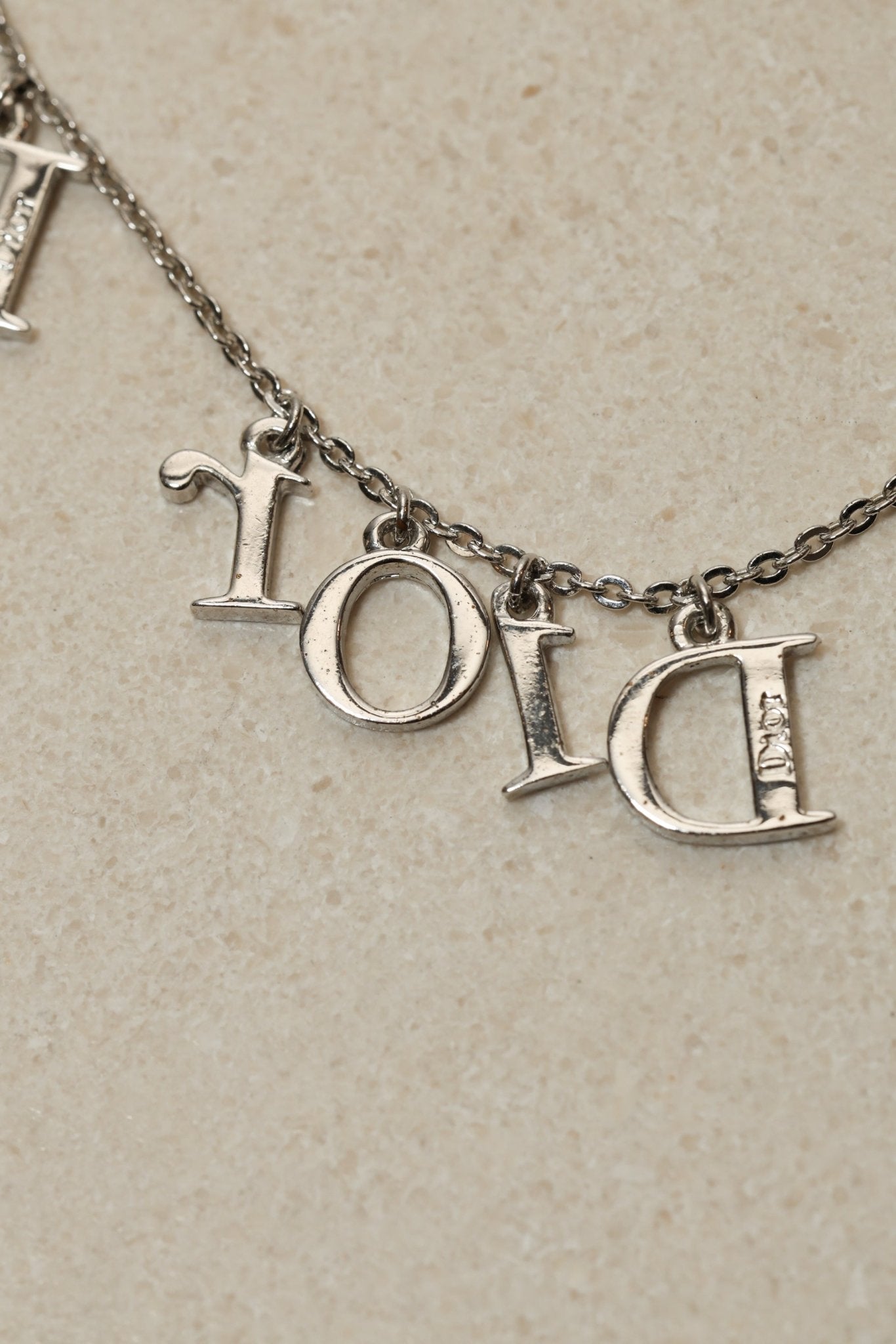 Dior Triple Logo Letters Necklace - FashioNica