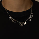Dior Triple Logo Letters Necklace - FashioNica