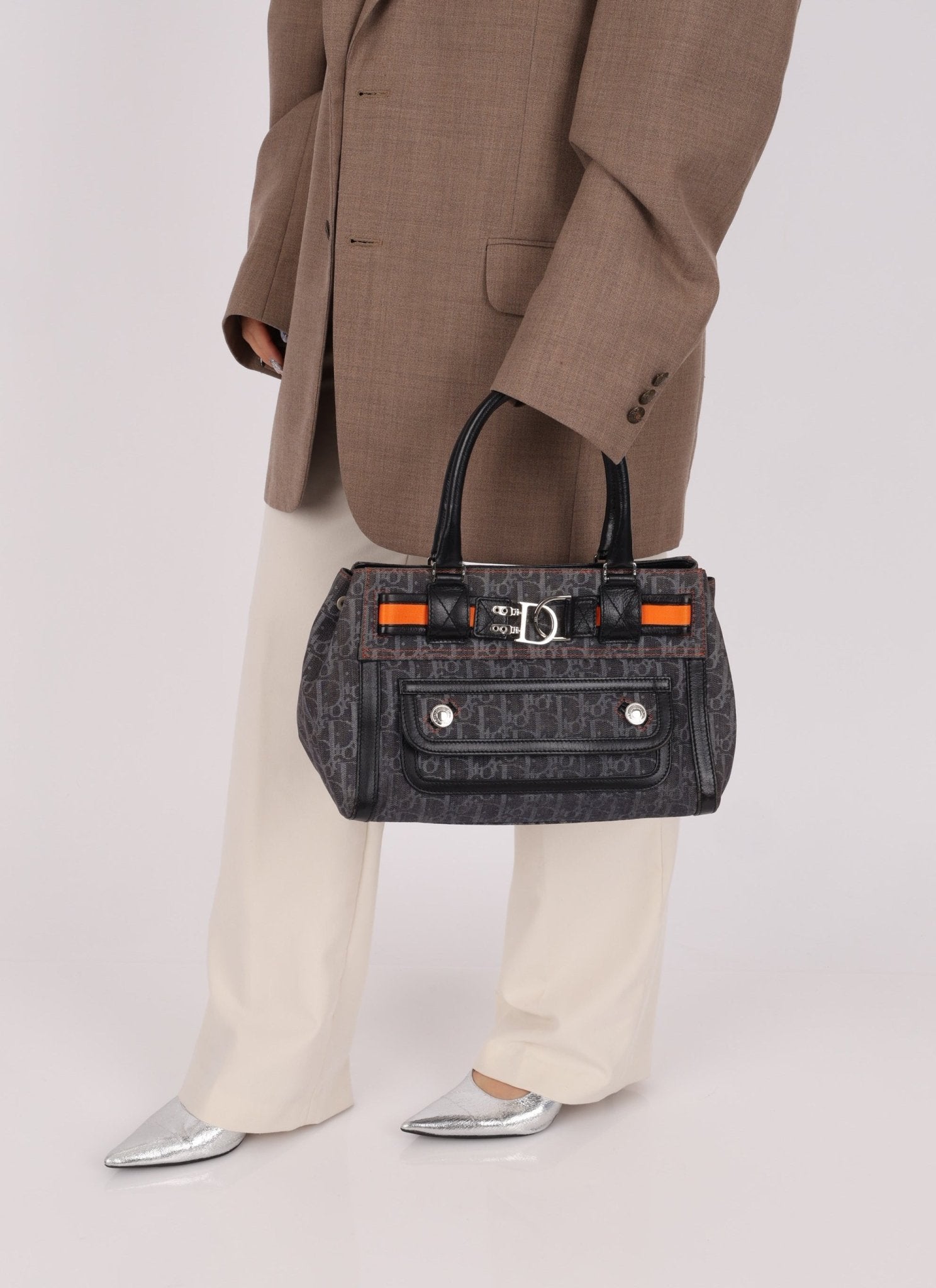 Dior x John Galliano 2006 Trotter Flight Small Tote - FashioNica