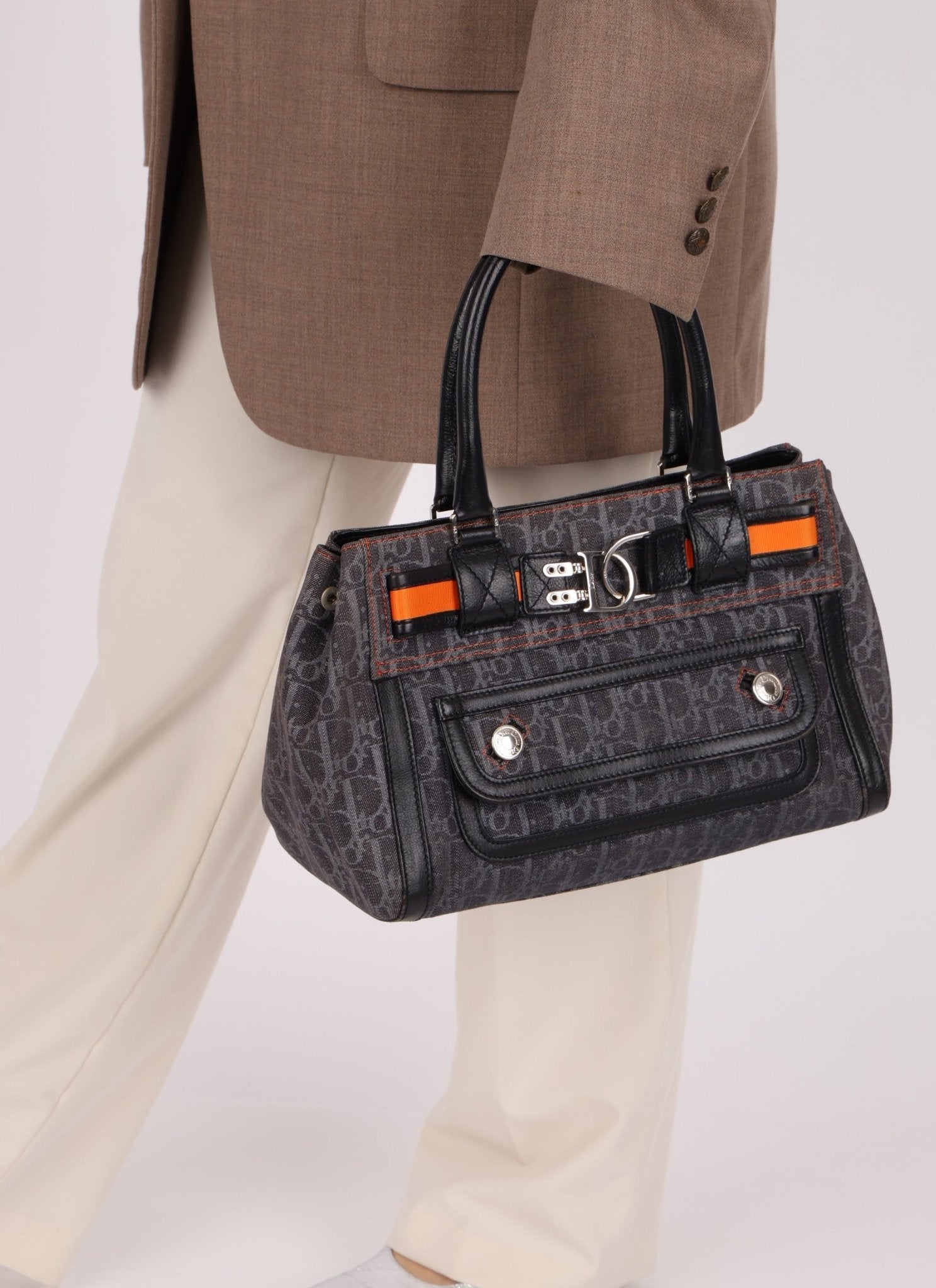 Dior x John Galliano 2006 Trotter Flight Small Tote - FashioNica