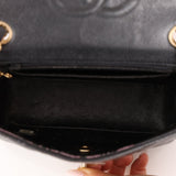 Discontinued Chanel 2004 Caviar Mini Square Flap Bag 24K GP - FashioNica