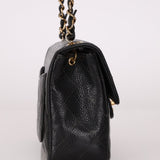 Discontinued Chanel 2004 Caviar Mini Square Flap Bag 24K GP - FashioNica
