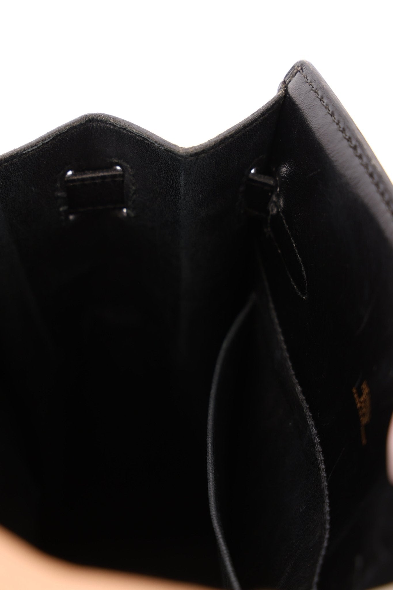 Discontinued Hermès 1988 Noir Box Kelly Sport 20 PM GHW - FashioNica