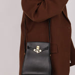 Discontinued Hermès 1988 Noir Box Kelly Sport 20 PM GHW - FashioNica