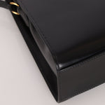 Discontinued Hermès 1990 Noir Box Kelly Sport 24 PM GHW - FashioNica