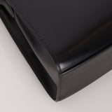 Discontinued Hermès 1990 Noir Box Kelly Sport 24 PM GHW - FashioNica