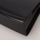 Discontinued Hermès 1990 Noir Box Kelly Sport 24 PM GHW - FashioNica