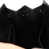 Discontinued Hermès 1990 Noir Box Kelly Sport 24 PM GHW - FashioNica