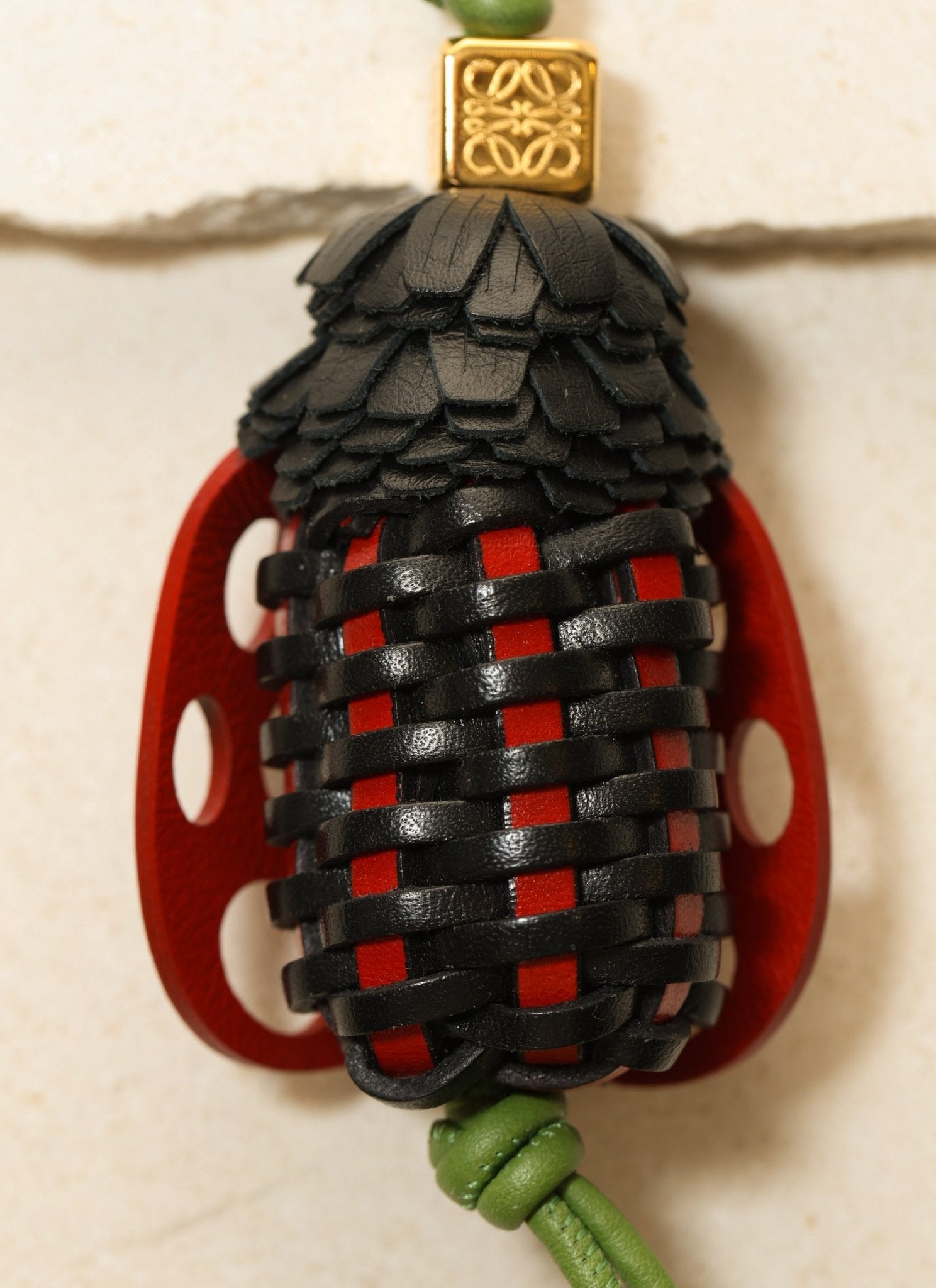 Discontinued Rare Loewe Calfskin Ladybug Charm - FashioNica