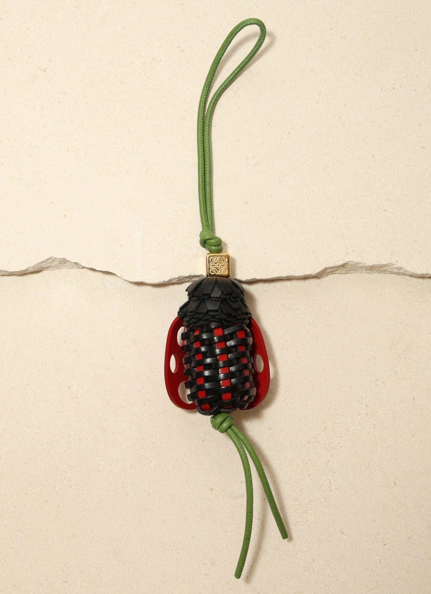 Discontinued Rare Loewe Calfskin Ladybug Charm - FashioNica