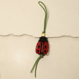 Discontinued Rare Loewe Calfskin Ladybug Charm - FashioNica