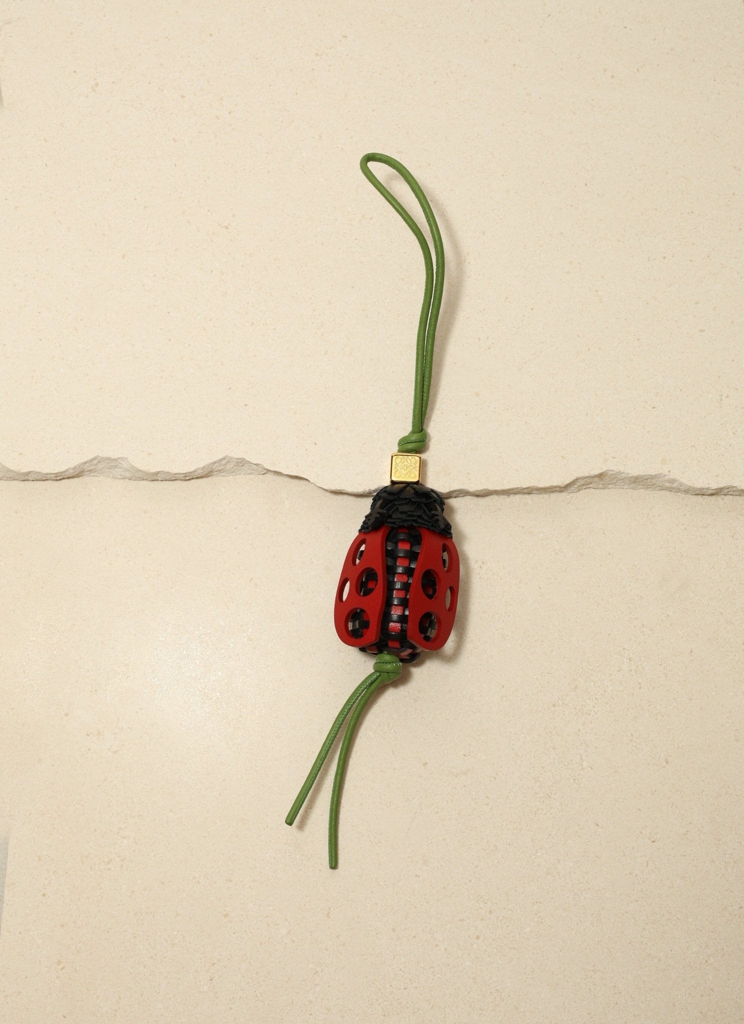 Discontinued Rare Loewe Calfskin Ladybug Charm - FashioNica