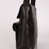 Extremely Rare Chanel 1996 Lambskin Double Turnlock Shoulder Bag - FashioNica