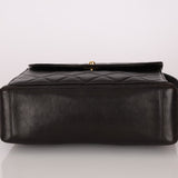 Extremely Rare Chanel 1996 Lambskin Double Turnlock Shoulder Bag - FashioNica