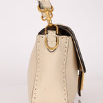 Fendi 1974 Cream Sellerissima Baguette GHW - FashioNica