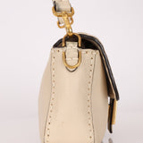 Fendi 1974 Cream Sellerissima Baguette GHW - FashioNica