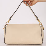 Fendi 1974 Cream Sellerissima Baguette GHW - FashioNica