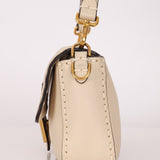 Fendi 1974 Cream Sellerissima Baguette GHW - FashioNica