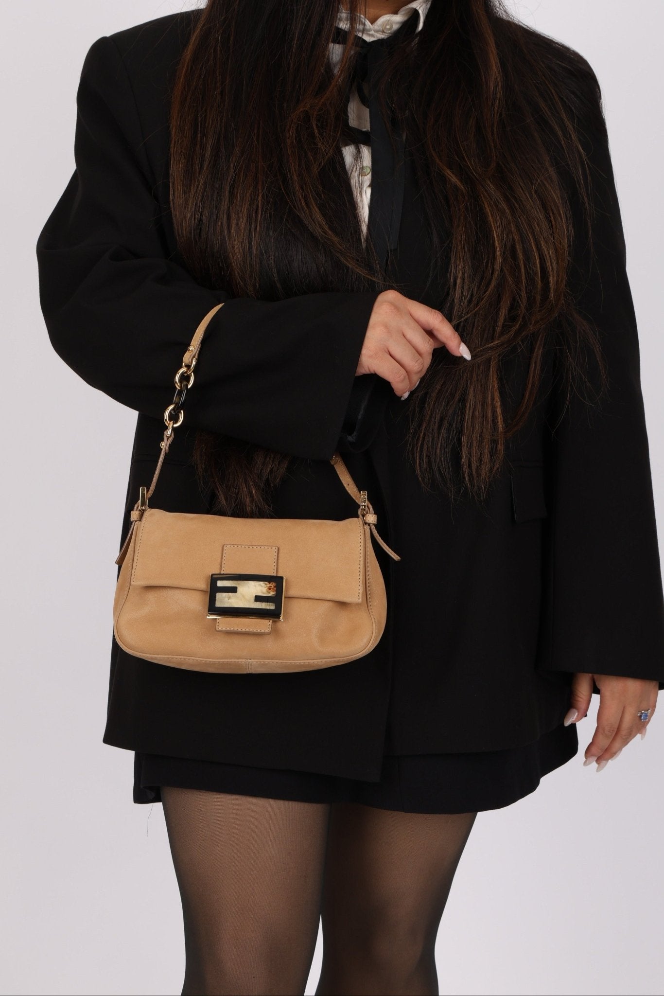 Fendi 2009 Opalite Enamel Mini Mamma Baguette - FashioNica