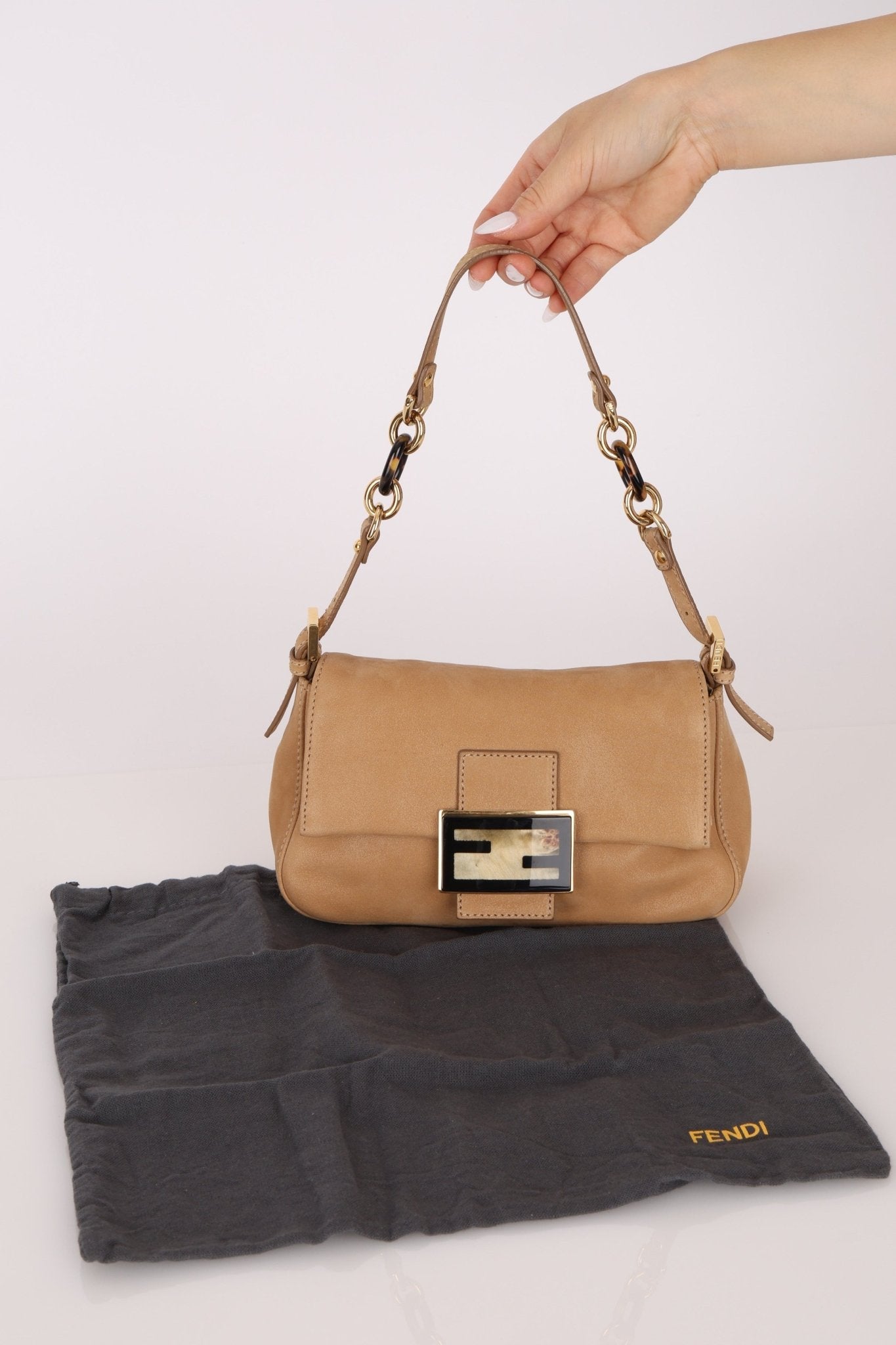 Fendi 2009 Opalite Enamel Mini Mamma Baguette - FashioNica