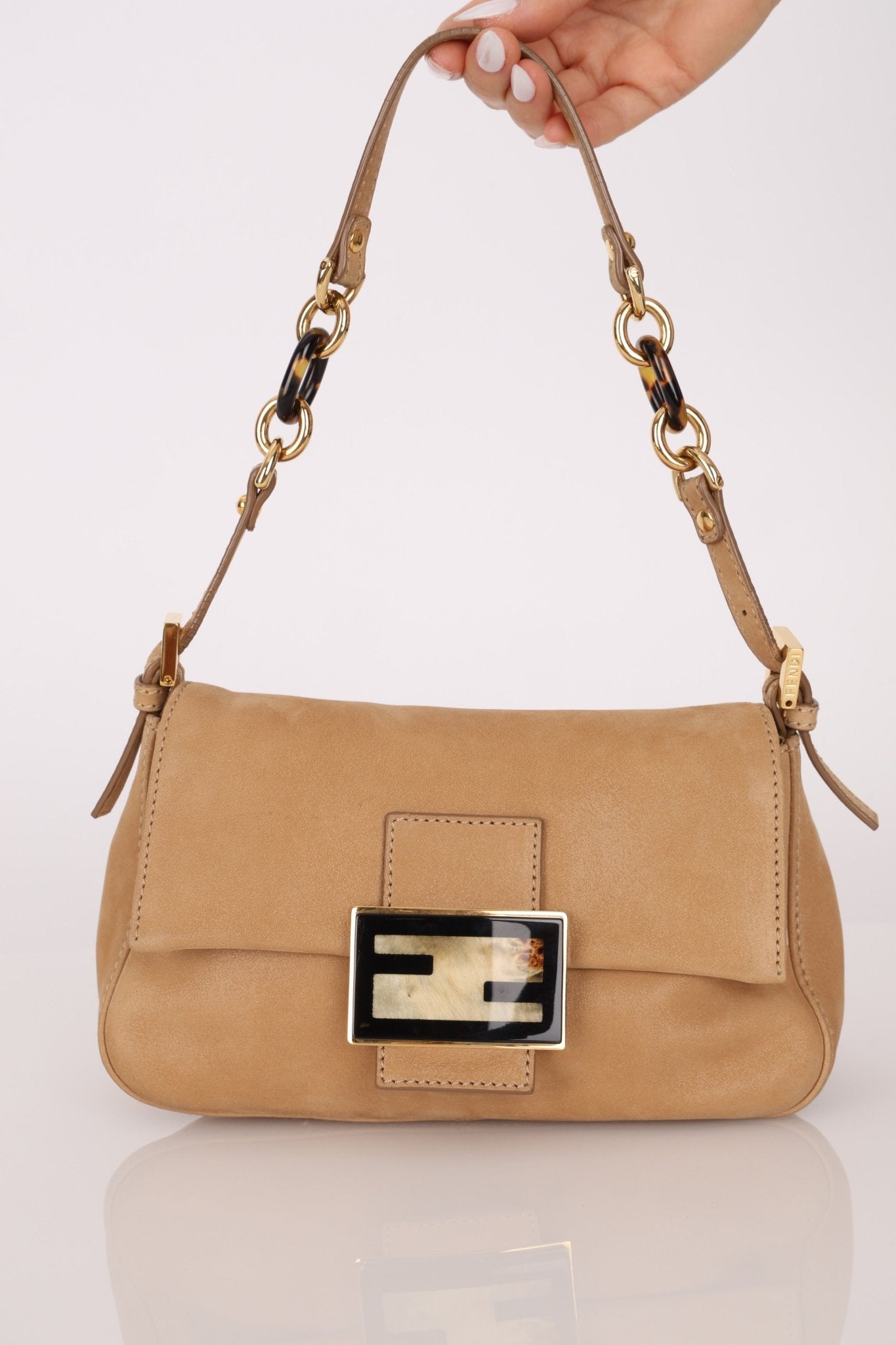 Fendi 2009 Opalite Enamel Mini Mamma Baguette - FashioNica
