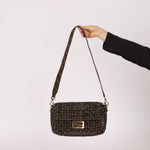 Fendi 2021 Interlace FF Zucca 1974 Medium Baguette - FashioNica