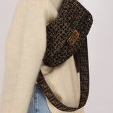 Fendi 2021 Interlace FF Zucca 1974 Medium Baguette - FashioNica