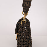 Fendi 2021 Interlace FF Zucca 1974 Medium Baguette - FashioNica