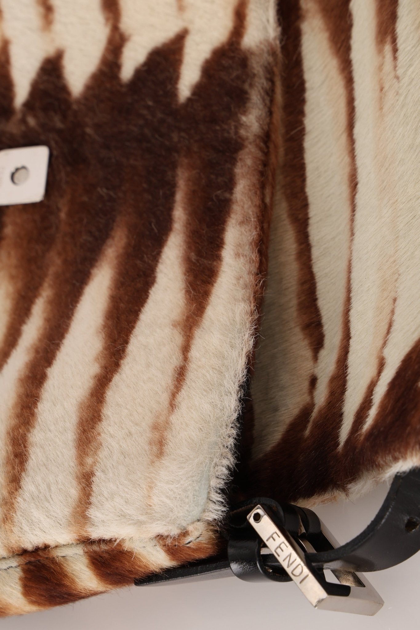 Fendi Animal Print Ponyhair Baguette - FashioNica