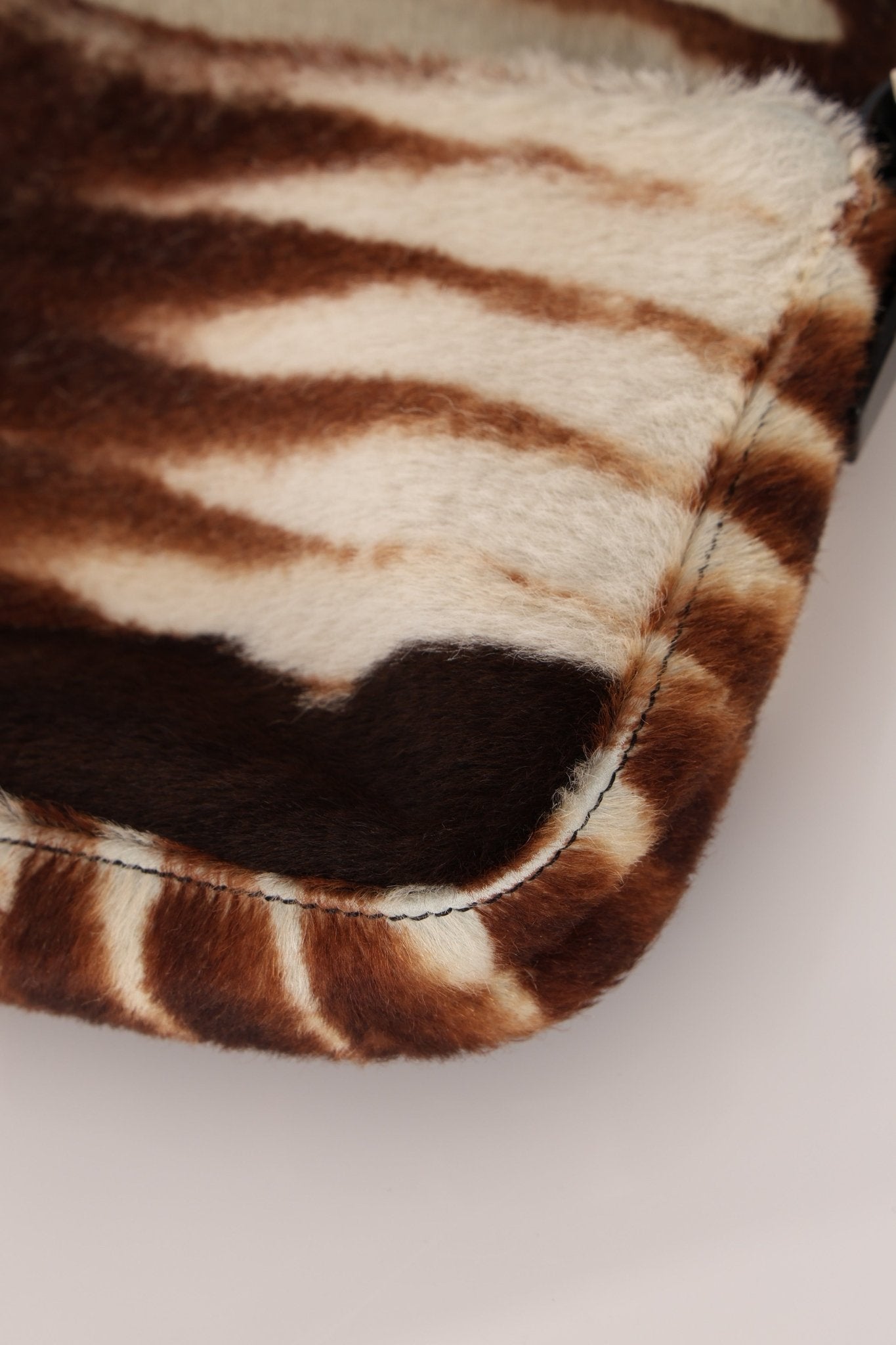 Fendi Animal Print Ponyhair Baguette - FashioNica